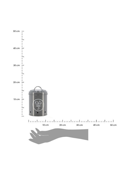 Esschert Design Βάζο Γενικής Χρήσης με Καπάκι Γκρι 1150ml