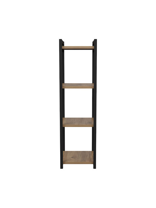 Harvey Black Bookcase 33x28x100cm