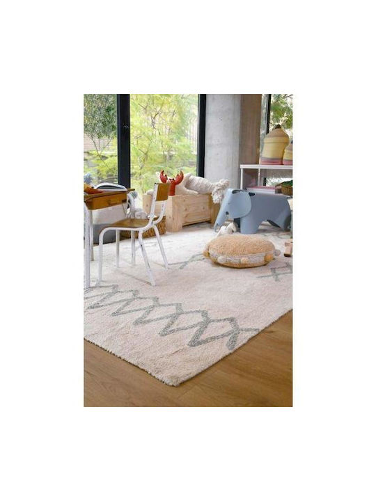 Lorena Canals Atlas Handmade Kids Rug Cotton Beige 120x160cm