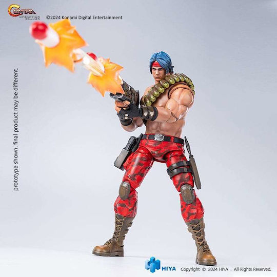 Hiya Toys Contra Operation Galuga Exquisite Basic Lance Bean Action Figure