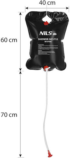 Nc1711 Tragbare Dusche 20l Nils Campingduschen