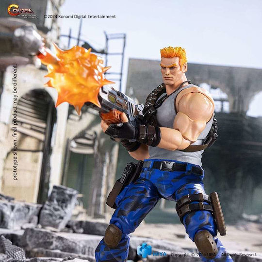 Hiya Toys Contra Operation Galuga Exquisite Basic Bill Rizer Action Figure