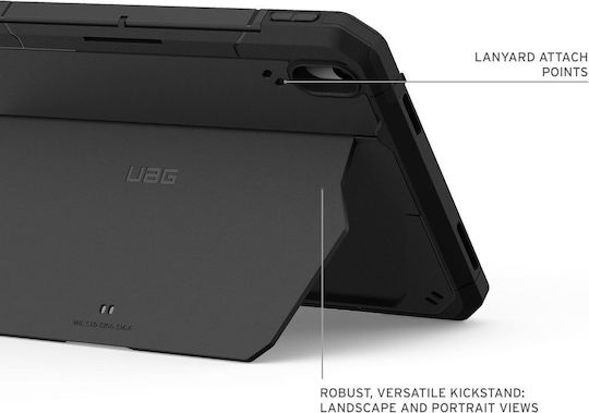 Case Uag Trooper Handle Kickstand Screen Protector Apple Ipad 10.9 2022 10th Gen Apple Ipad 11 2025 A16 Black 124512114040