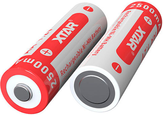 XTAR Rechargeable Batteries AA Ni-MH 2500mAh 1.2V 4pcs