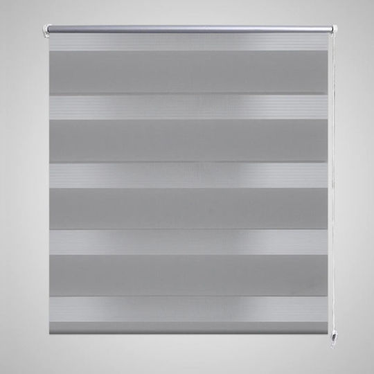 vidaXL Rollos Zebra Doppelt Gray B80xH175cm 240203