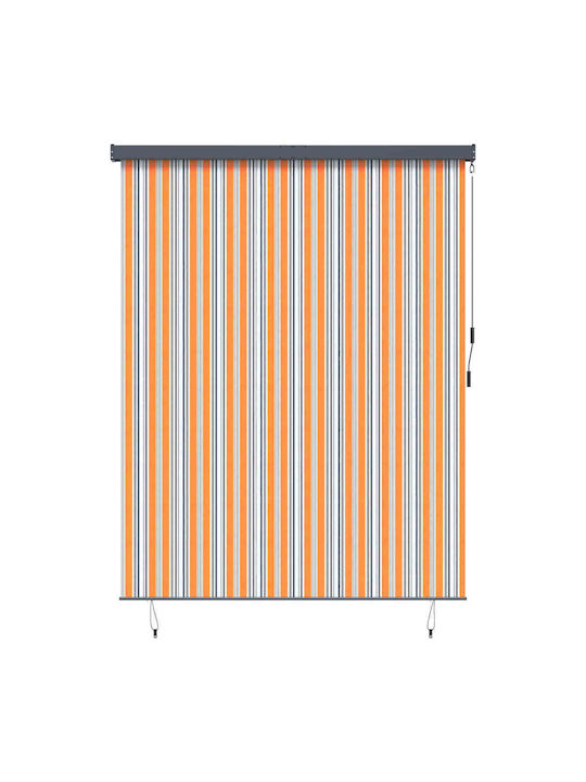 vidaXL Roller Blinds Partial Blackout Yellow W200xH250cm 362088