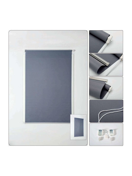 Tpster Roller Blinds Partial Blackout Gray W120xH180cm 23794
