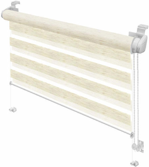 Rollos Partieller Blackout Doppelt P50xH150cm Beige Rollos Partieller Blackout Doppelt P50xH150cm Beige