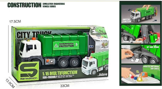 Kider Toys Abfallwagen Lastwagen Zurückziehen