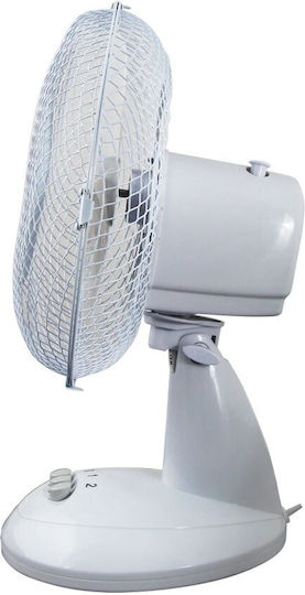 Esperanza Zephyr 9 Tischgerät Ventilator 30W Lüfterdurchmesser 23cm Weiß
