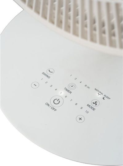 Morris Tabletop Fan 24W with Remote Control White