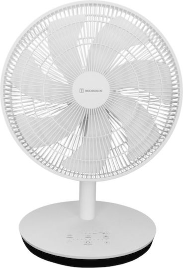 Morris Tabletop Fan 24W with Remote Control White