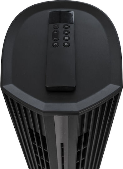 Morris Ventilator Tip Turn 55W cu Telecomandă Negru