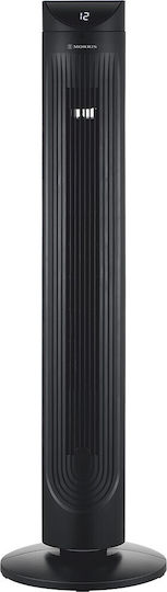 Morris Ventilator Tip Turn 25W cu Telecomandă Negru