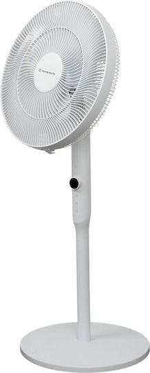 Morris Стоящ Вентилатор С Диаметър 40cm С Дистанционно Бял