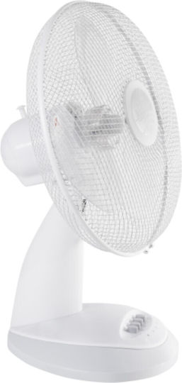 Juro-Pro Aeraki Επιτραπέζιος Ανεμιστήρας 50W Διαμέτρου 40cm Λευκός