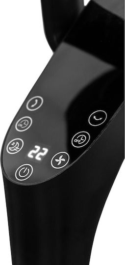 Morris Ανεμιστήρας Ορθοστάτης 32W Διαμέτρου 25cm με Τηλεχειριστήριο Μαύρος