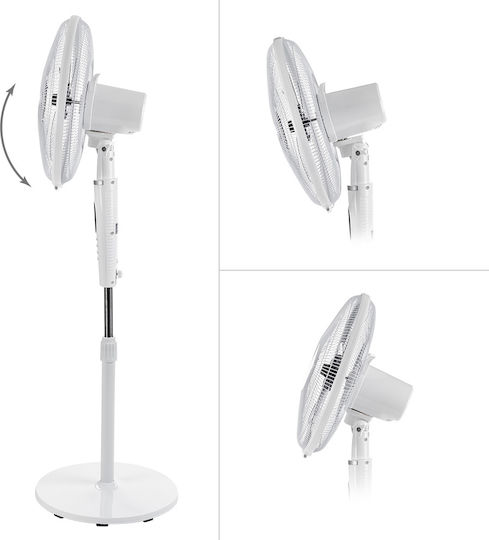Diplomat DFX-500RC Fan Pedestal 50W Diameter 40.64cm White