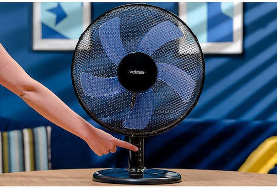 Zelmer Zelmer Tischgerät Ventilator 50W Lüfterdurchmesser 40cm Schwarz