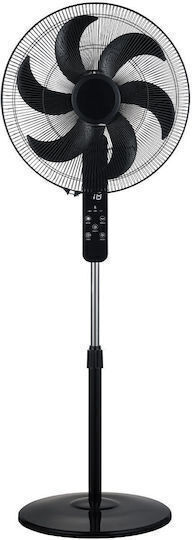 Estia Aither Pedestal Fan 75W Black