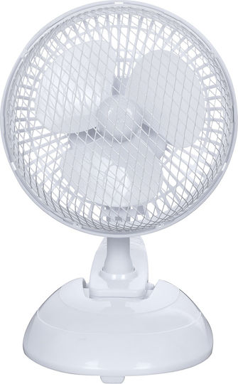 Eurolamp Fan With Clip 15W Diameter 15cm White