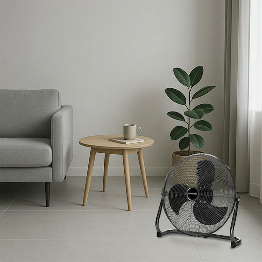 Trotec TVM19 Ανεμιστήρας Δαπέδου 115W Διαμέτρου 43cm Μαύρος
