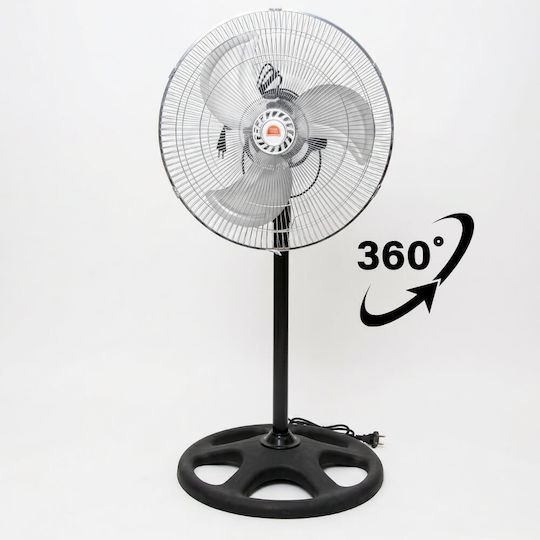 FS-45360 Ventilator Sockel 100W Lüfterdurchmesser 45cm Silber