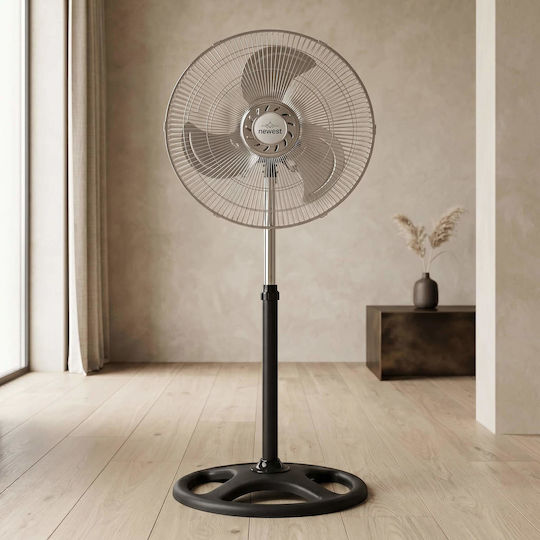 Newest FN-50 Pedestal Fan 110W Fan Diameter 50cm Silver