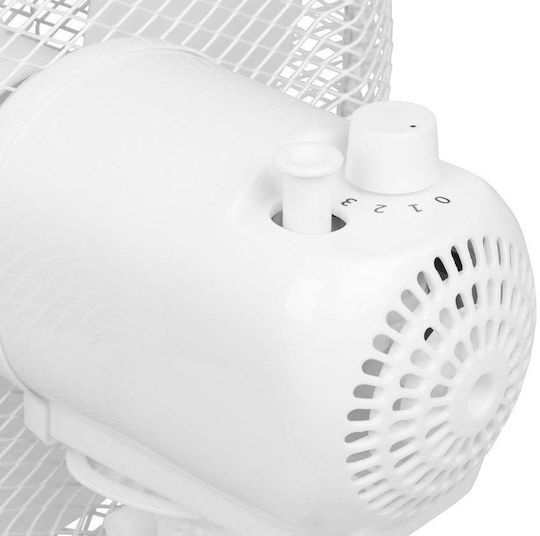 Tristar Επιτραπέζιος Ανεμιστήρας 45W με Τηλεχειριστήριο Λευκός