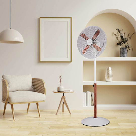 Primo Primo Pedestal Fan 50W Fan Diameter 40cm White