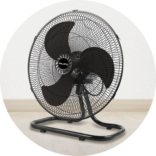 Silifo Pedestal Fan 90W Fan Diameter 45cm Black