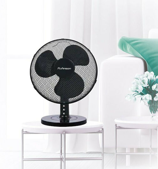Rohnson Ventilator De Masă 45W Diametru Ventilator 40cm Negru