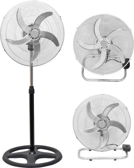 DictroLux Pedestal Fan 60W Fan Diameter 49cm Multicoloured