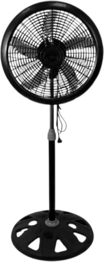 Ανεμιστήρας Ορθοστάτης 60W Διαμέτρου 45.72cm Μαύρος