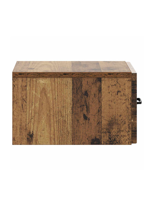 Wooden Brown Bedside Tables 2 Pieces 34.5x33x20cm