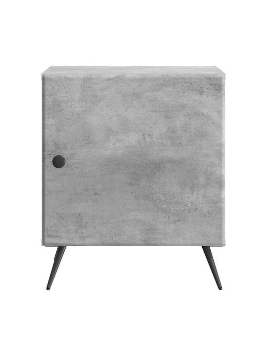 Wooden Gray Bedside Table 43x34.5x50cm