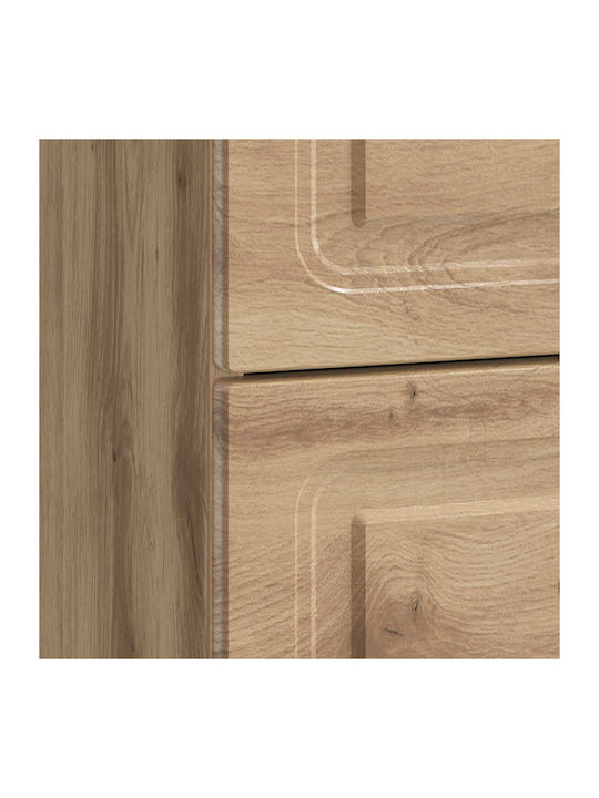 Wooden Brown Bedside Tables 2 Pieces 43x34.5x44.5cm