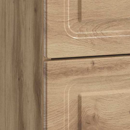 Κομοδίνα Ξύλινα Καφέ 2τμχ 43x34.5x44.5cm 895694