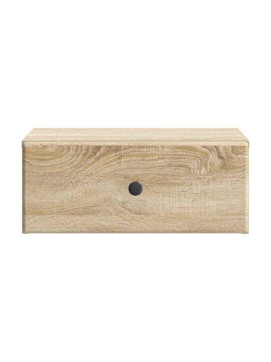 Κομοδίνο Ξύλινο Μπεζ 49x34.5x20cm