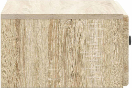 Κομοδίνο Ξύλινο Μπεζ 49x34.5x20cm