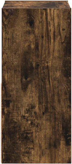 Κομοδίνα Ξύλινα Καφέ 2τμχ 25.5x22x49.5cm
