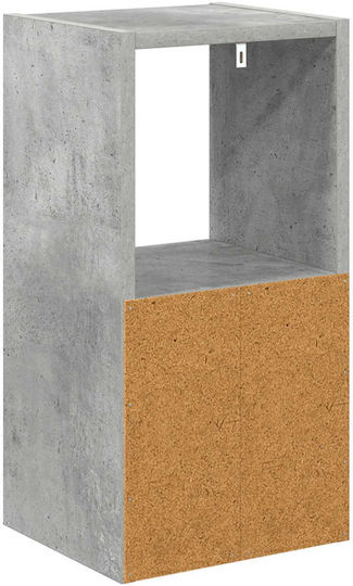 Noptiere Dormitor Din Lemn Gri 2 Bucăți 25.5x22x49.5cm