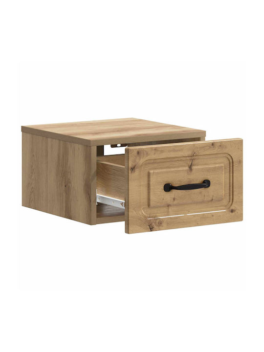Wooden Brown Bedside Tables 2 Pieces 34.5x33x20cm