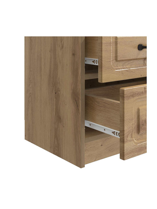 Wooden Brown Bedside Table 43x34.5x44.5cm