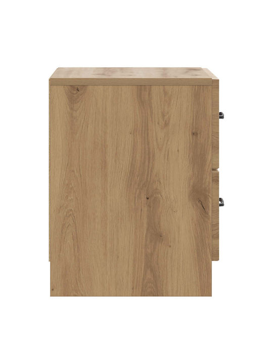 Wooden Brown Bedside Table 43x34.5x44.5cm