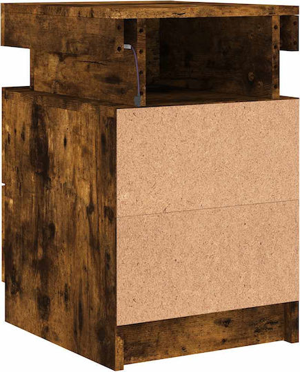 Nachttische Holz Braun 2 Stück 35x39x55cm