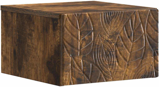 Κομοδίνα Ξύλινα Καφέ 2τμχ 49x34.5x20cm