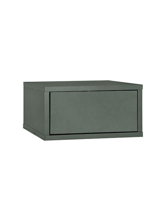 Arbor Bedside Table Wooden Green 39x34x18cm