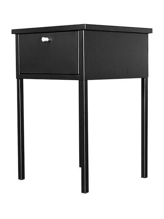 Nachttisch Metall Black 40x40x60cm