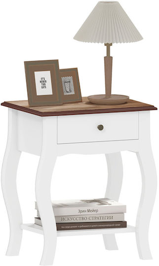 Ξύλινο Λευκό 45x35x55cm 83D-023V00WT